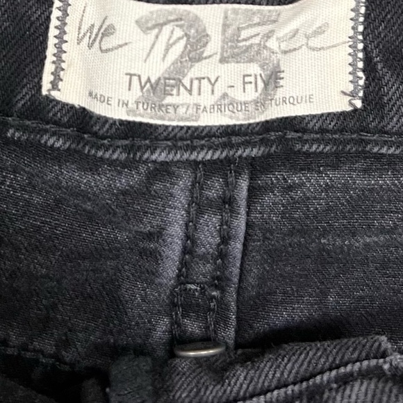 NWT Free People Baggy Tapered Boyfriend Jeans in Obsidian Black - Picture 6 of 9